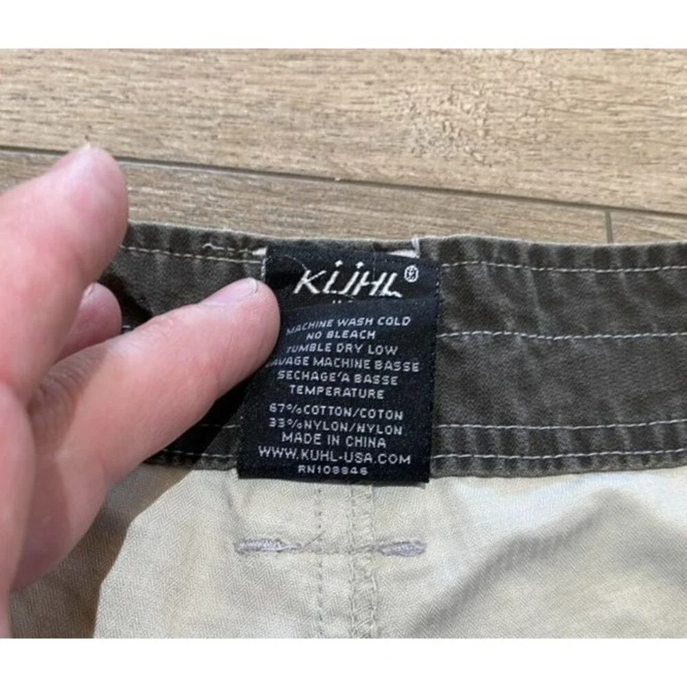 Kuhl Renegade Chino Original Mens 36X32 Brown Klassik Cargo Casual Pants